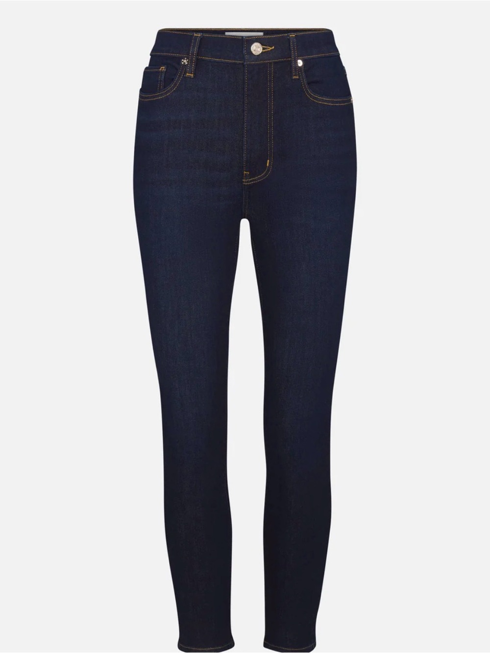Frame Denim Dark Blue Mid Rise Skinny Jeans